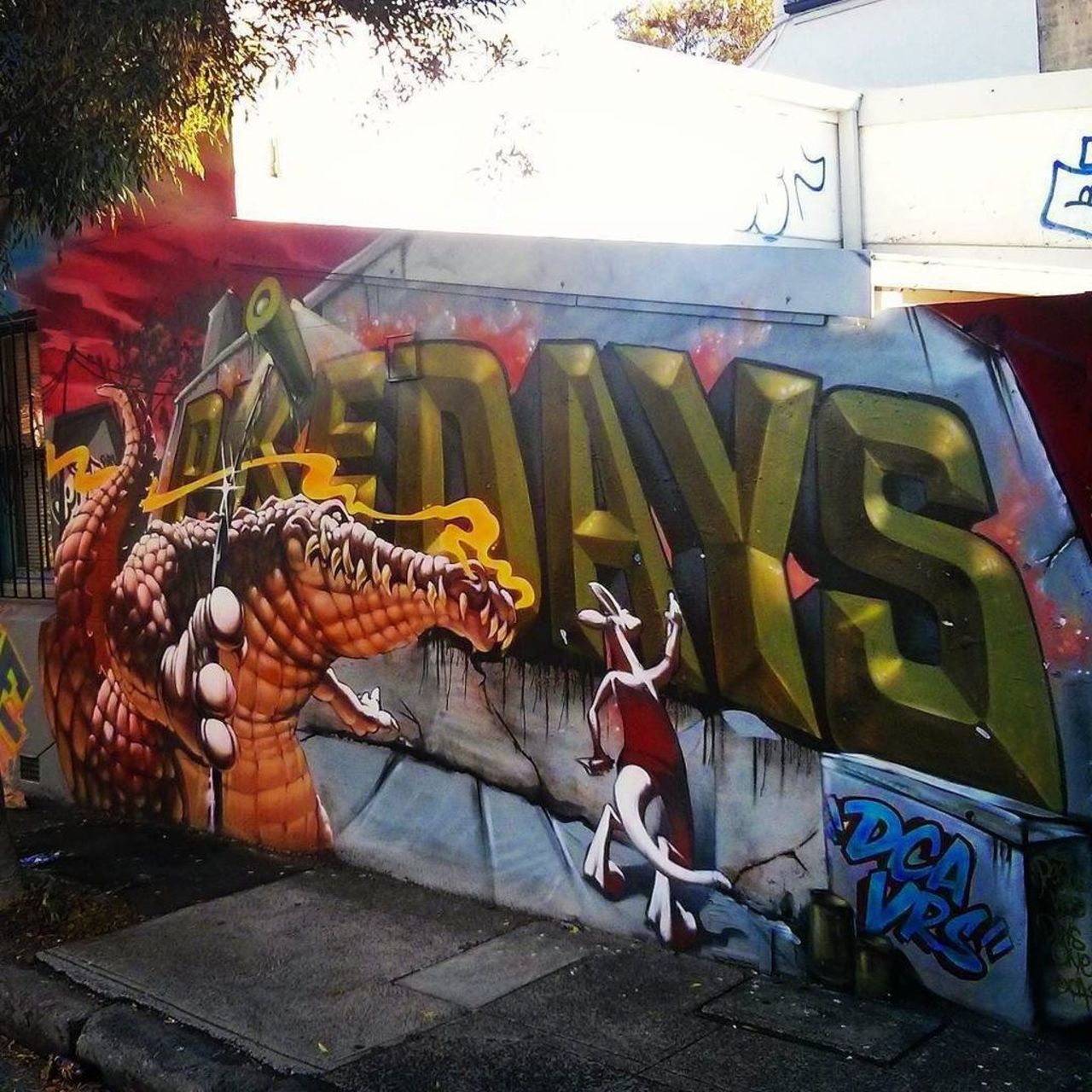 Pikedays? #ifttt #sydney #croc #sydneygraffiti #newtown #rsa_graffiti #arteurbano #streetart #graffiti #graffiso https://t.co/Bk5Q3V8e7c