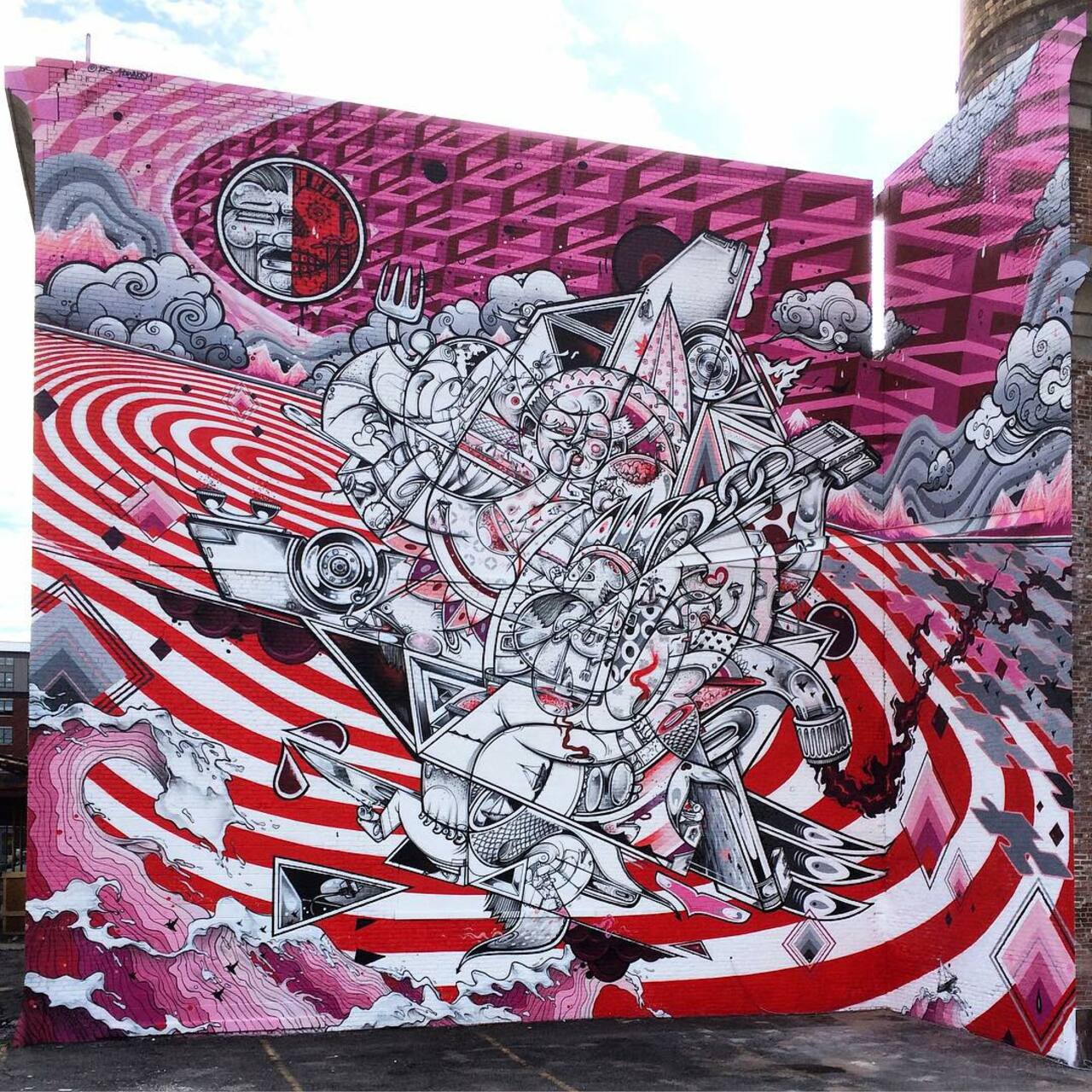 RT @thx2111: How & Nosm create a new mural in Jersey City, USA. #StreetArt #Graffiti #Mural http://t.co/iOAxXjzaN5