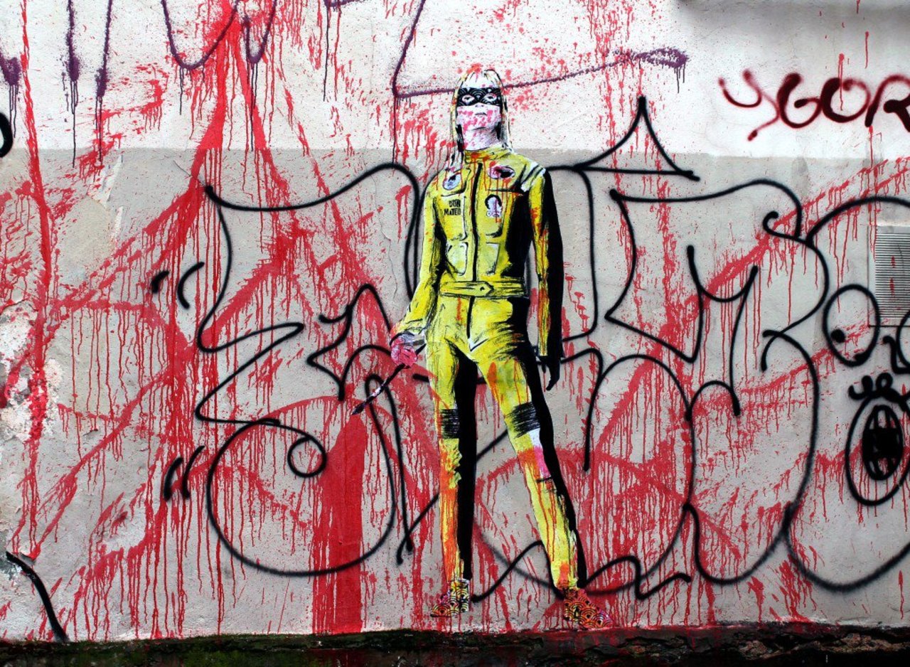Kill Bill 2 by Don Mateo. #StreetArt #Graffiti #Mural https://t.co/gbFpUZxPd5