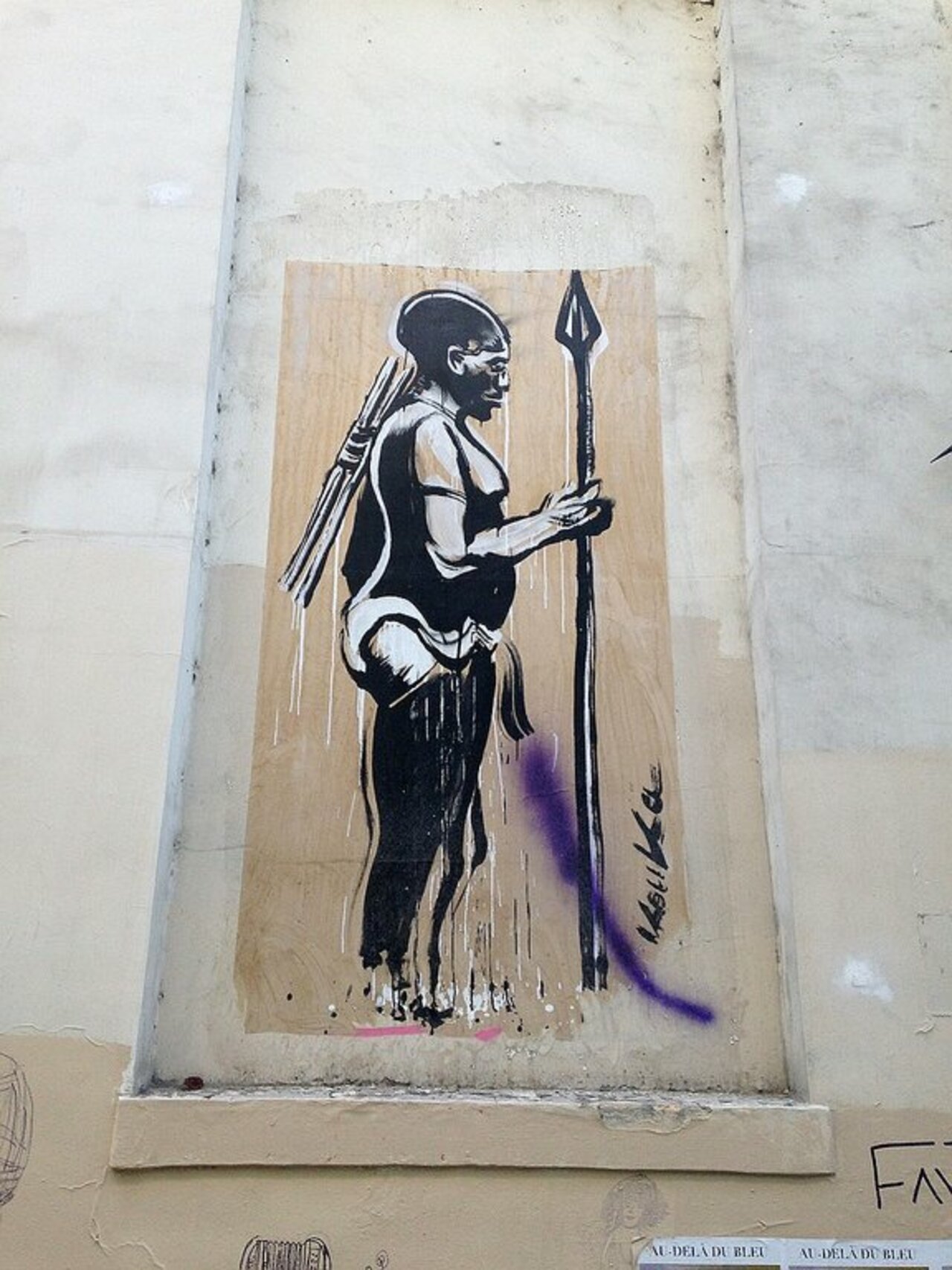 Street Art by Kouka in #Paris http://www.urbacolors.com #art #mural #graffiti #streetart https://t.co/6AJMvh8kCj