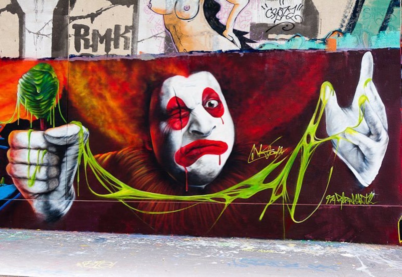 Clown #street #streetart #streetartparis #graff #graffiti #wallart #sprayart #urbanart #urbainart #art #artist #art… https://t.co/4tYIYWYErR