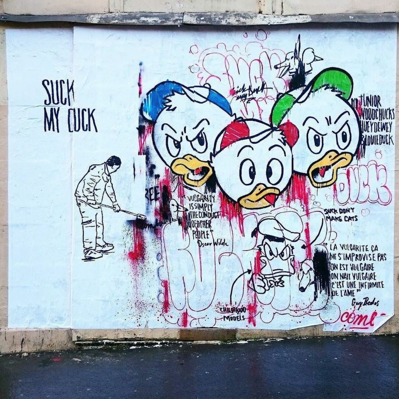 ● SUCK MY DUCK ●
#Quote #streetart #spraypaint #stencils #painting #pastup #graffiti #urbanart #artist #combo #comb… https://t.co/fG7aXlZtpg
