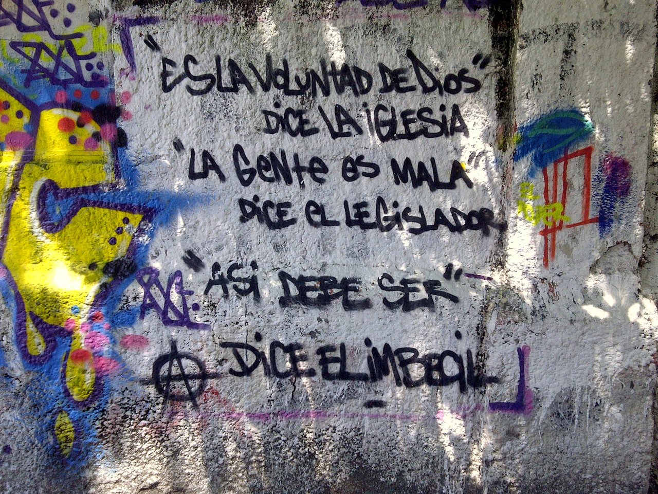 #Graffiti de hoy: « It’s the will of God, says the Church » Calles 3y45 #LaPlata #Argentina #StreetArt #UrbanArt https://t.co/LLyu2ZySpT