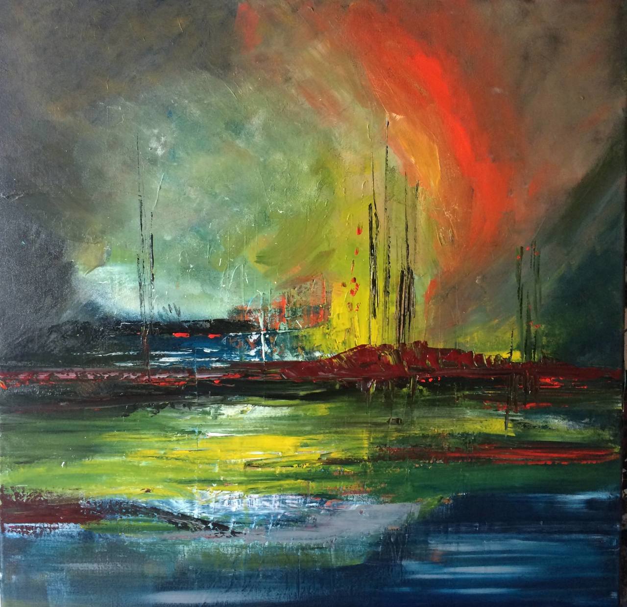 Other Worlds Part II by Mo Tuncay @SaatchiArt http://ow.ly/T5l1J #art #painting #LoveArt #FollowArt @paschamo https://t.co/1Kph11A4Xj