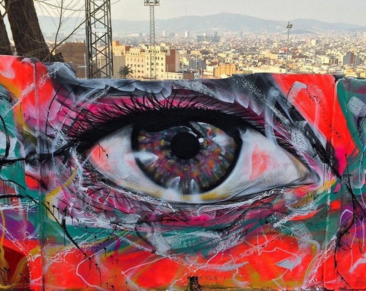 By L7m in Barcelona, Spain#art #graffiti #mural #streetart https://t.co/7LBST53qNH