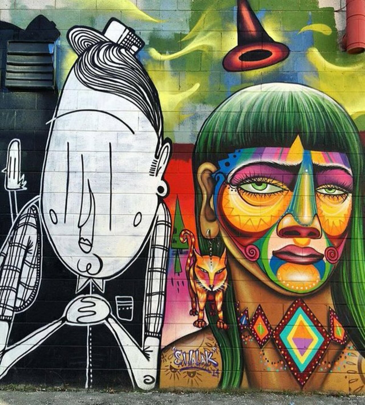 Street Art • Alex Senna & Shalak Attack located in Toronto #art #graffiti #mural #streetart https://t.co/QH8pIZEK1O