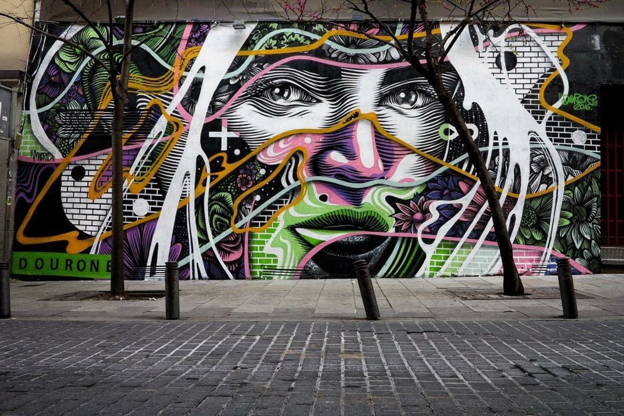 New Street Art by Dourone #art #mural #graffiti #streetart https://t.co/3UEPR8kbMl