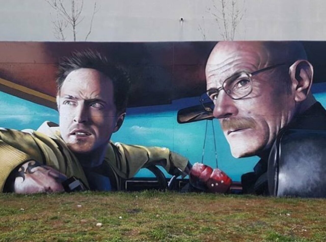 Breaking Bad Street Art • Odeith #art #mural #graffiti #streetart https://t.co/SkbGjozs4B
