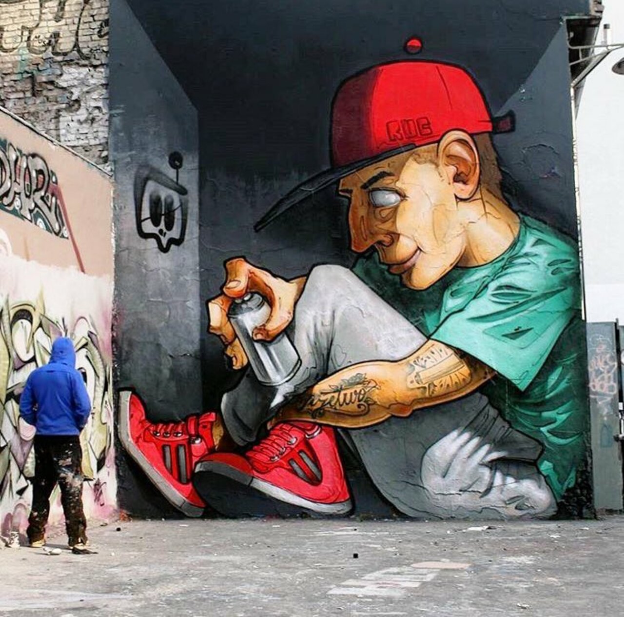 New Street Art • Size TwoBerlin #art #mural #graffiti #streetart https://t.co/aEmiov4VhG