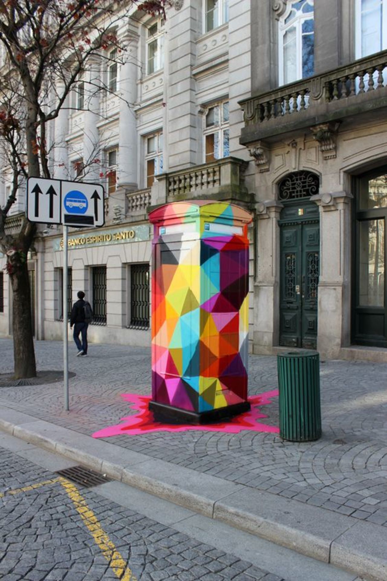 StreetArtepics: Colorful Geometric Street Art https://t.co/CnwNRemFBv #streetart #mural #graffiti #art