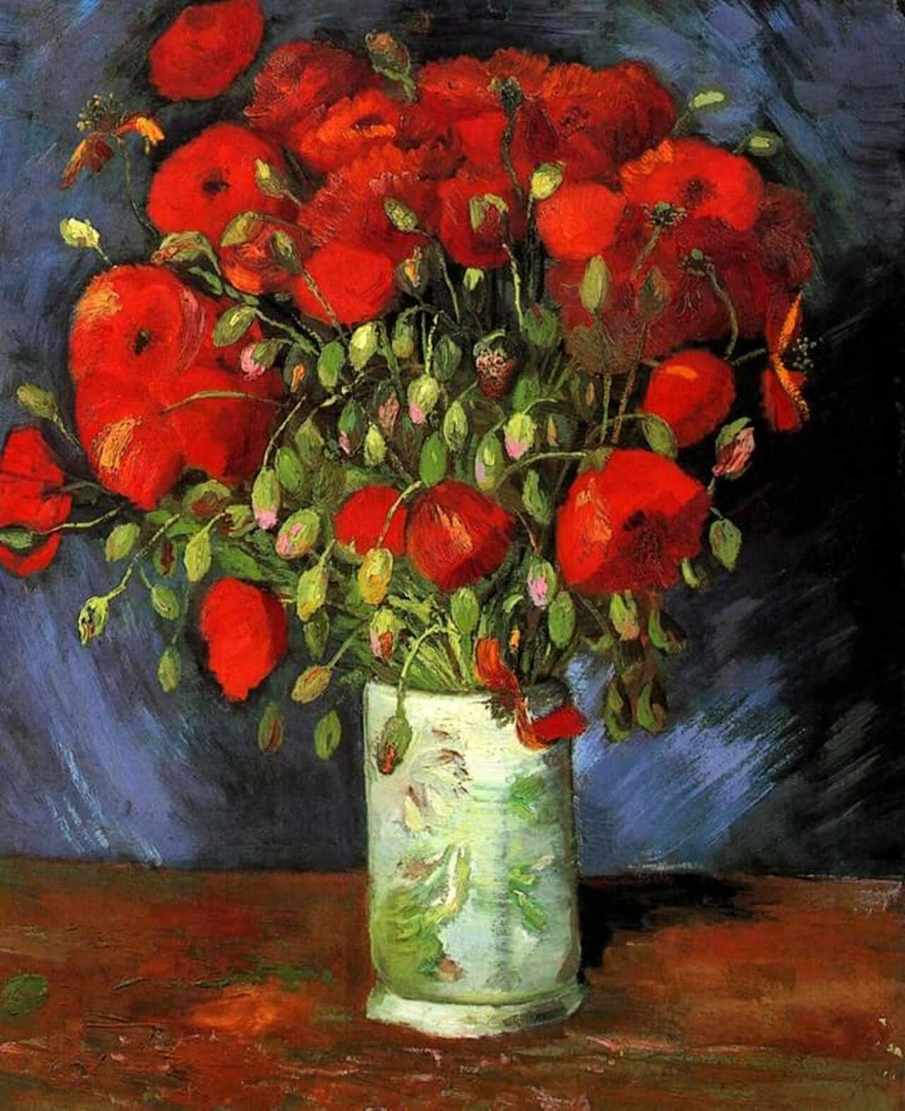RT @xabier2013: Vase with red poppies. #VanGogh #arte #art #pittura #painting https://t.co/k3vwN4elmR