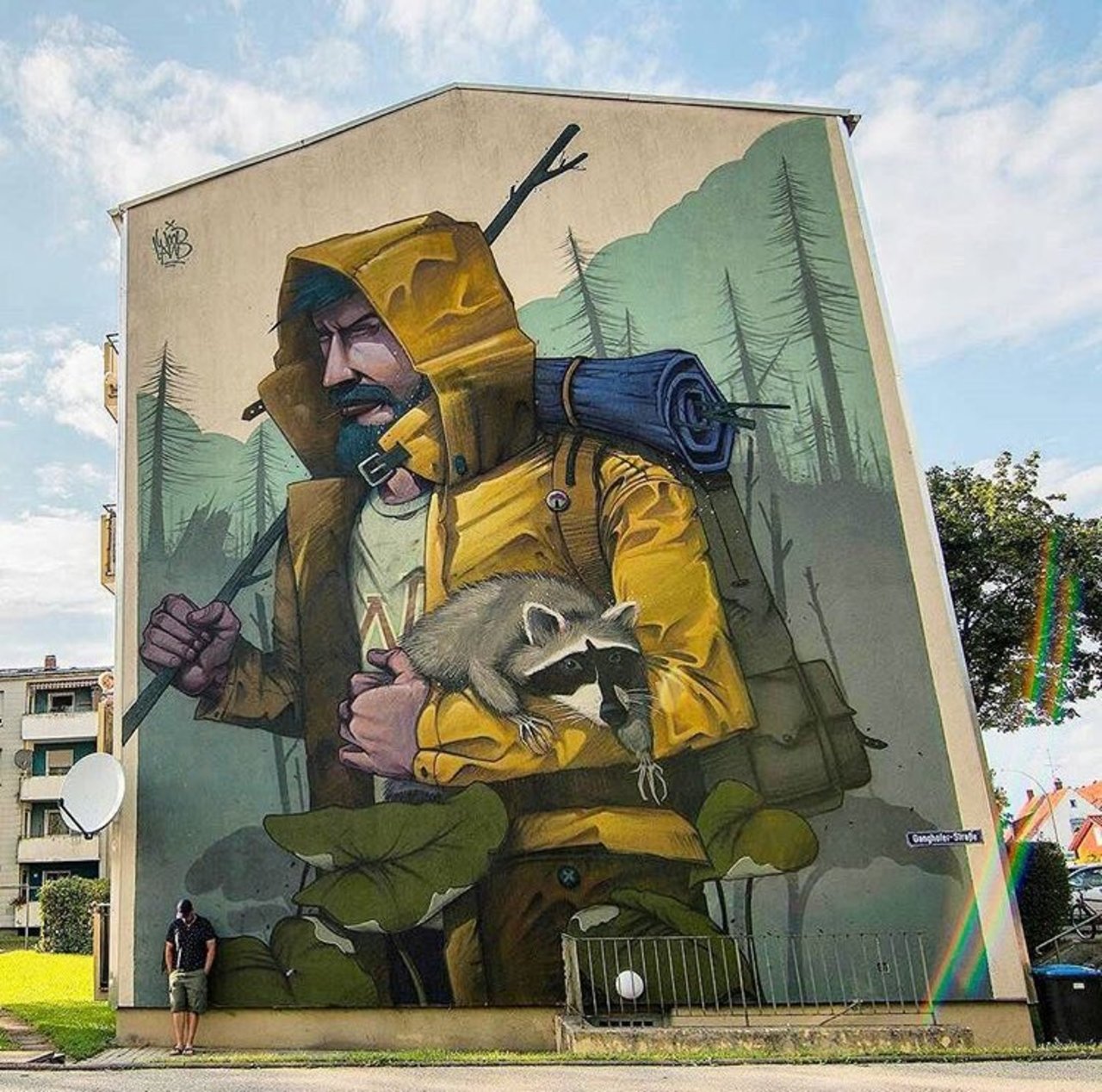 RT GoogleStreetArt: New Street Art by Mr Woodland found in Erding Germany #art #graffiti #mural #streetart https://t.co/hk8Kw9ZYOu