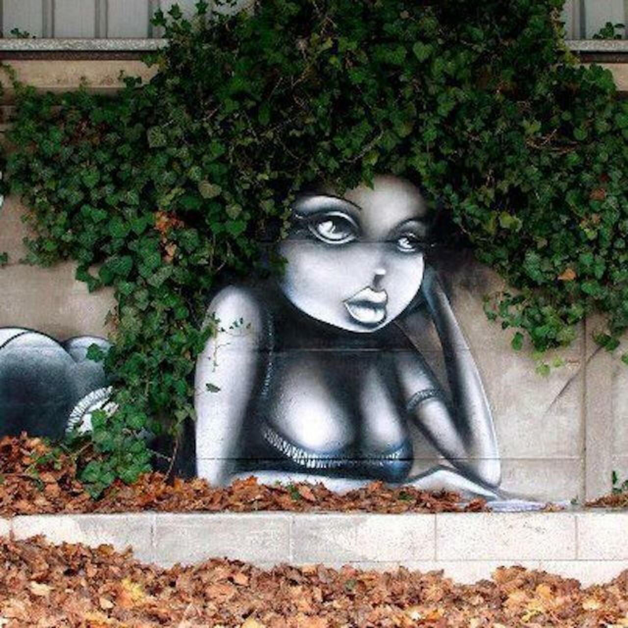 Nice hairstyle. Discover more beautiful and creative #streetart here: http://bit.ly/1BZjINu #graffiti https://t.co/yCnseGD9eI