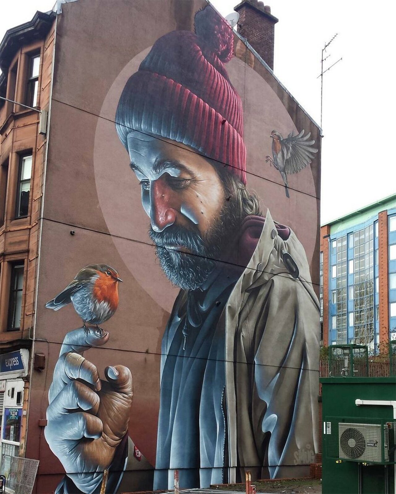Mural by Smug #Glasgow #Scotland #mural #art #streetart #urbanart #graffiti https://t.co/oxbzxyM8qC