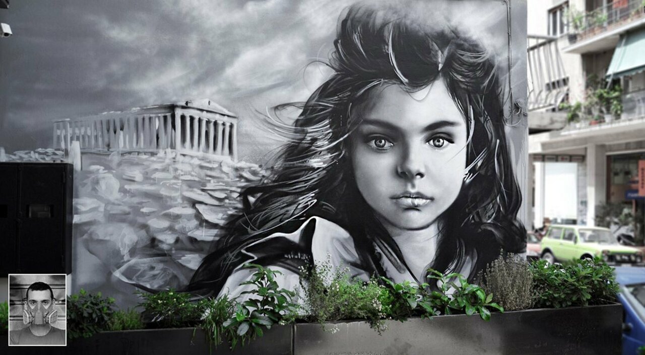 Mural by SimpleG #Athens #Greece #streetart #art #urbanart #mural #graffiti https://t.co/fMRx59CtK7
