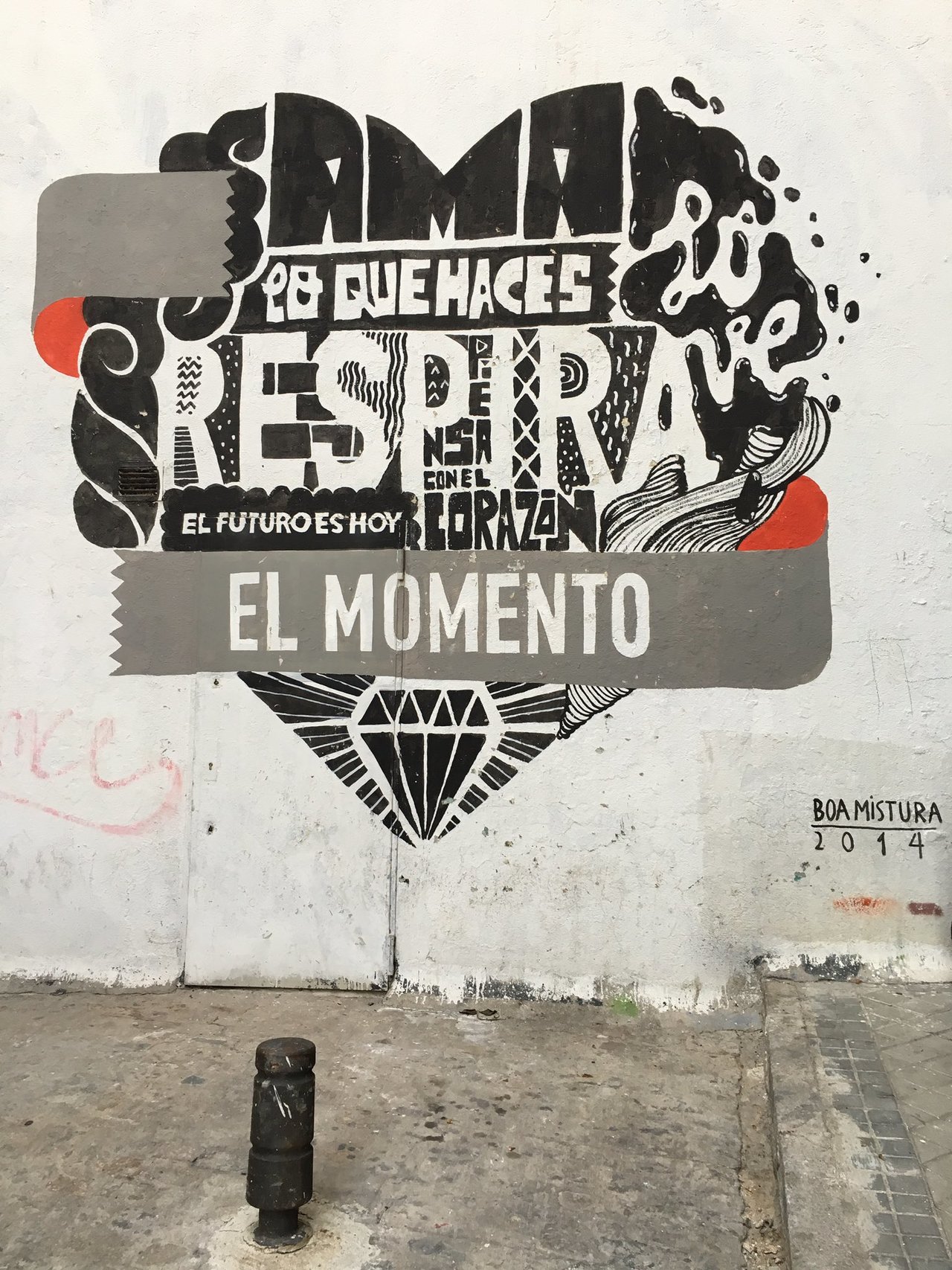 Lovely typographic graffiti in Madrid by @BOAMISTURA #graffiti #typograpjy #streetart #Madrid #Spain https://t.co/PGFUjkjoRg