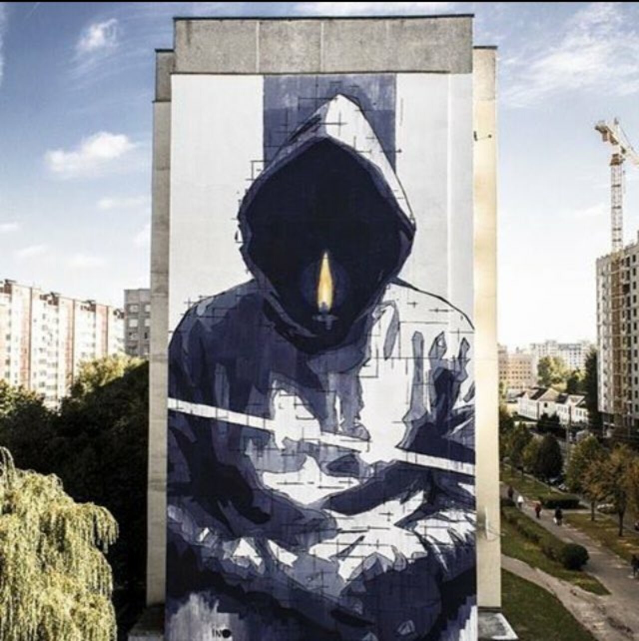 New Street Art by Inocv in Minsk#streetart #mural #art #graffiti https://t.co/ltoeZlWUjT