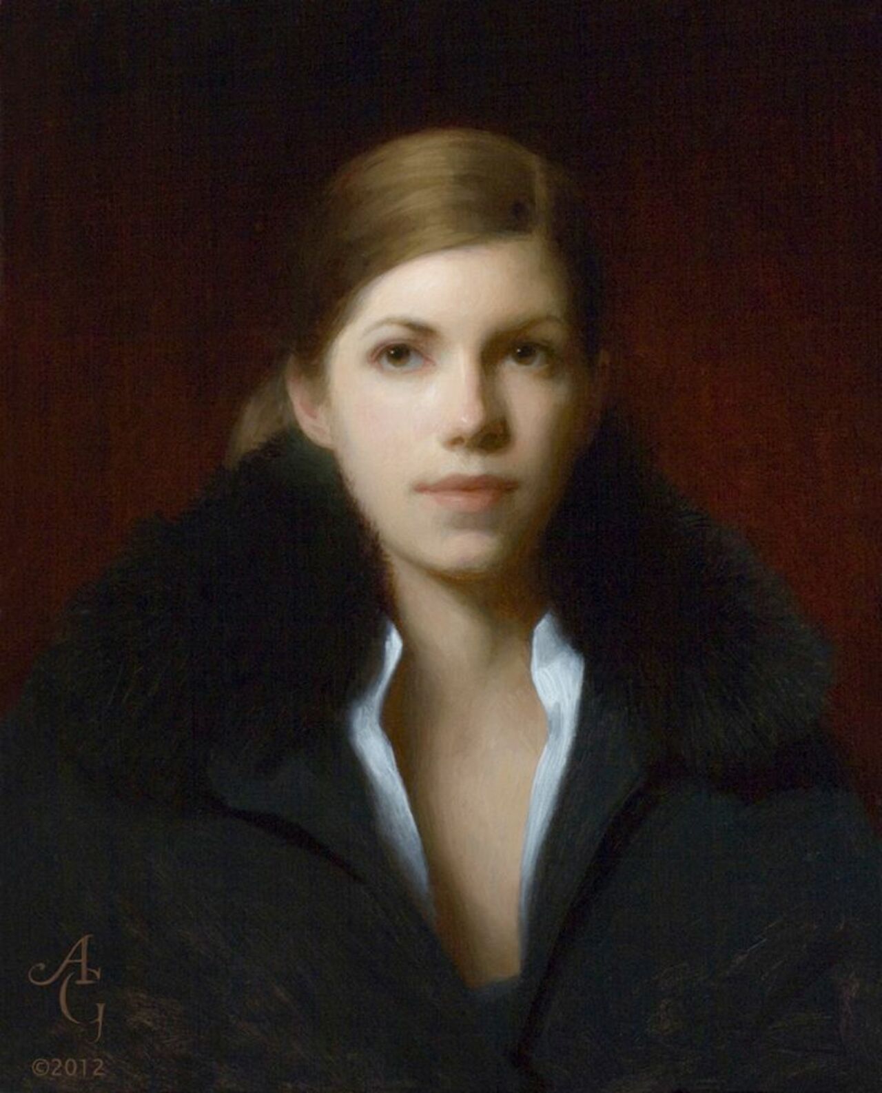 RT @Anabolenaaa: Portrait In Gray - Adrian Gottlieb#TwitLovers #twitart #art #painting https://t.co/X12uoy6ISJ
