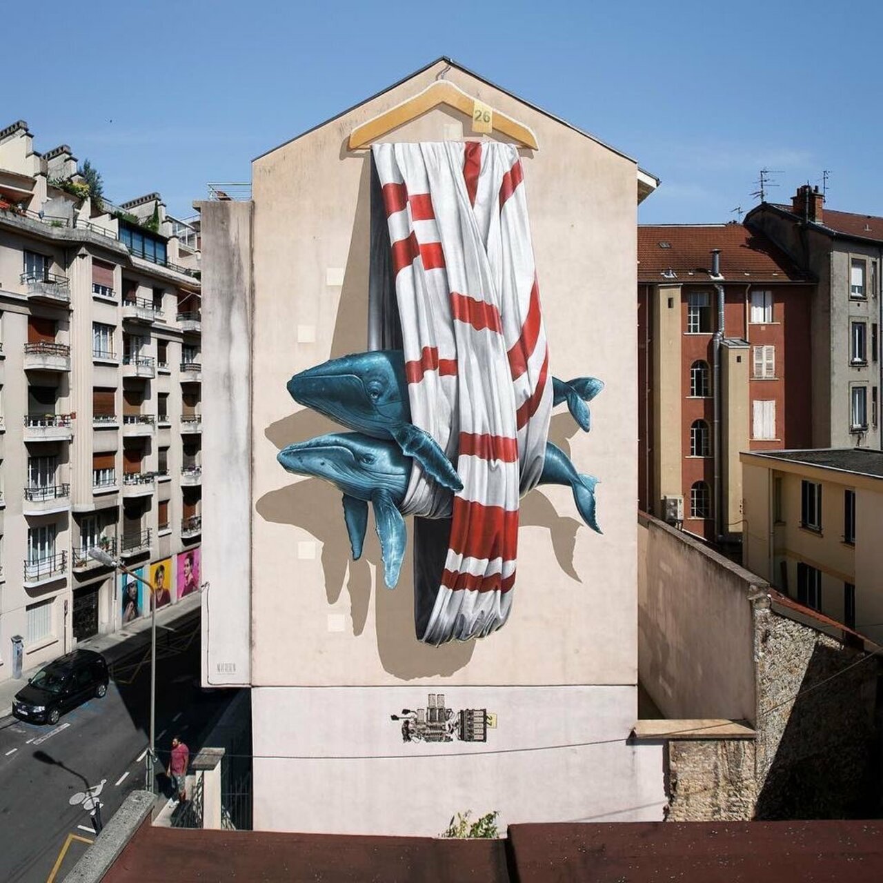 #mural by never crew #Grenoble #France #streetart #art #urbanart #graffiti https://t.co/Rcc5iaCGl0