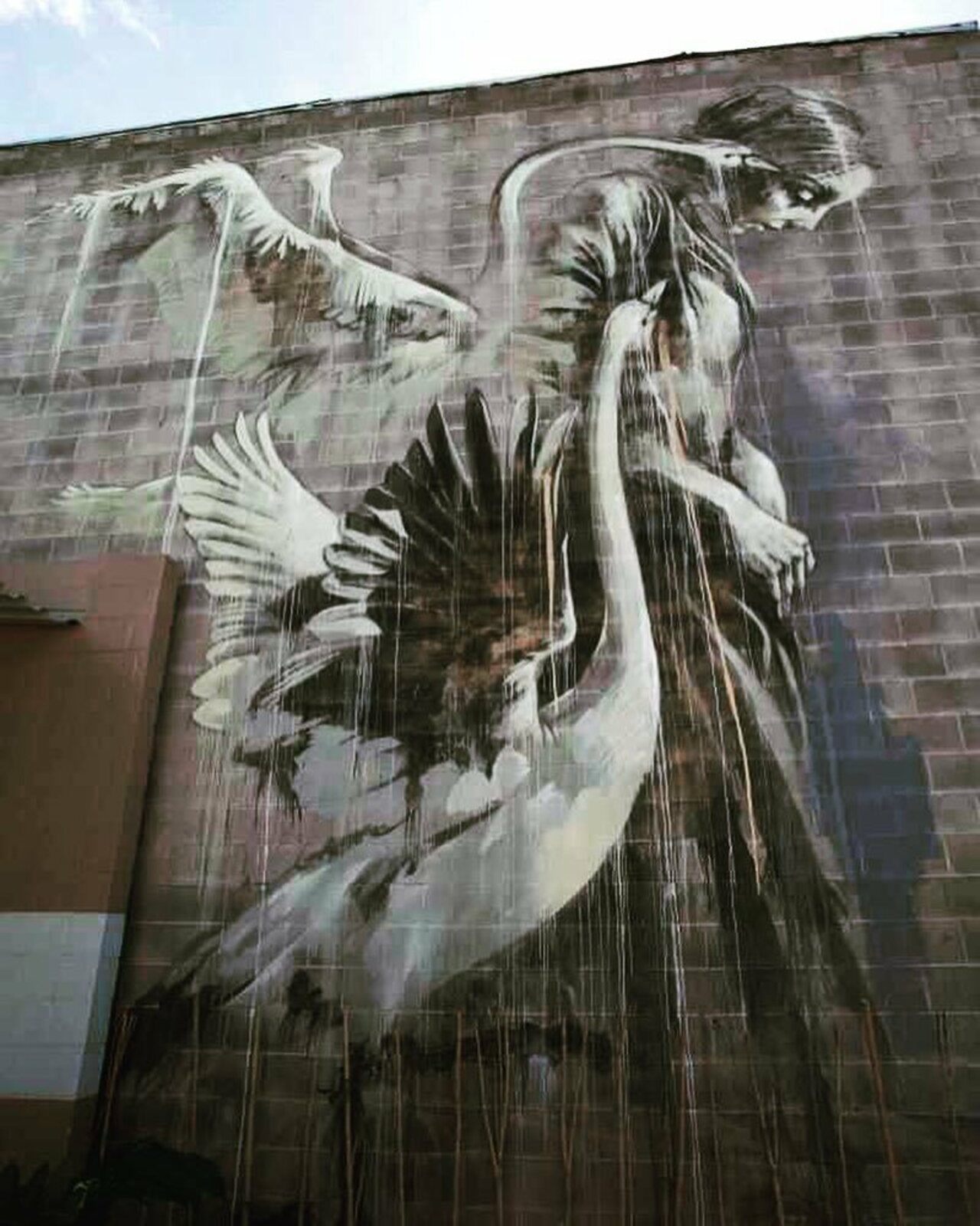 Not sure of the artist, any idea? ---#mural #graffiti #streetart #vscodailydose #vscoar… http://ift.tt/2bPJCim https://t.co/Z3F1MQEyUG