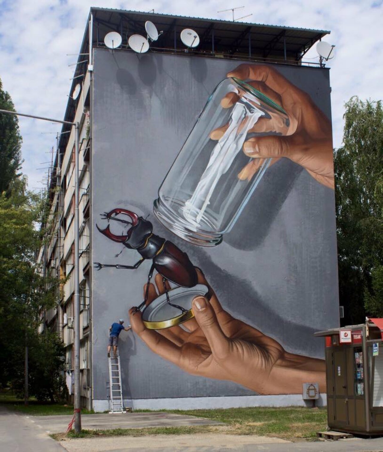 #mural by Lonac in #Sisak #Croatia #streetart #art #graffiti #urbanart https://t.co/0d3Owfmfeb