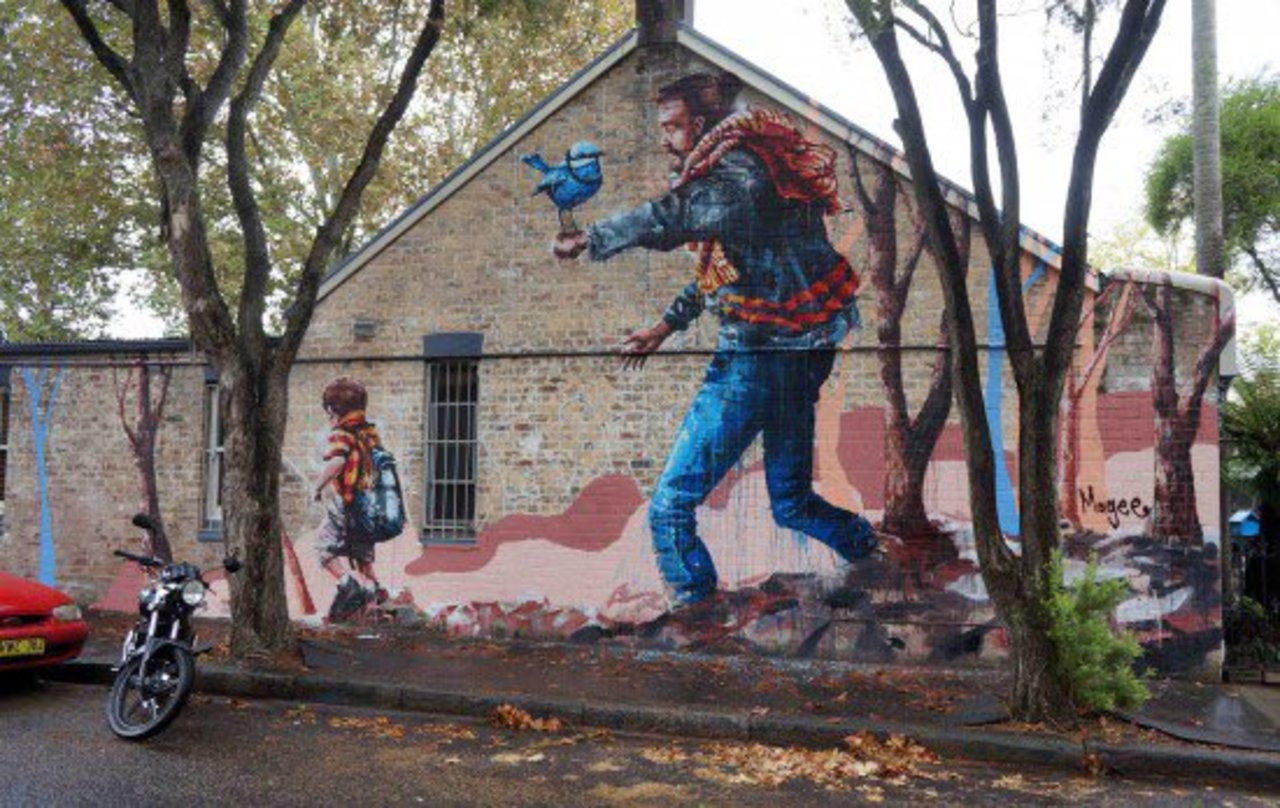 #Mural by Fintan Magee #Sydney #Australia #Streetart #urbanart #graffiti #art https://t.co/6DK3yXSoZv