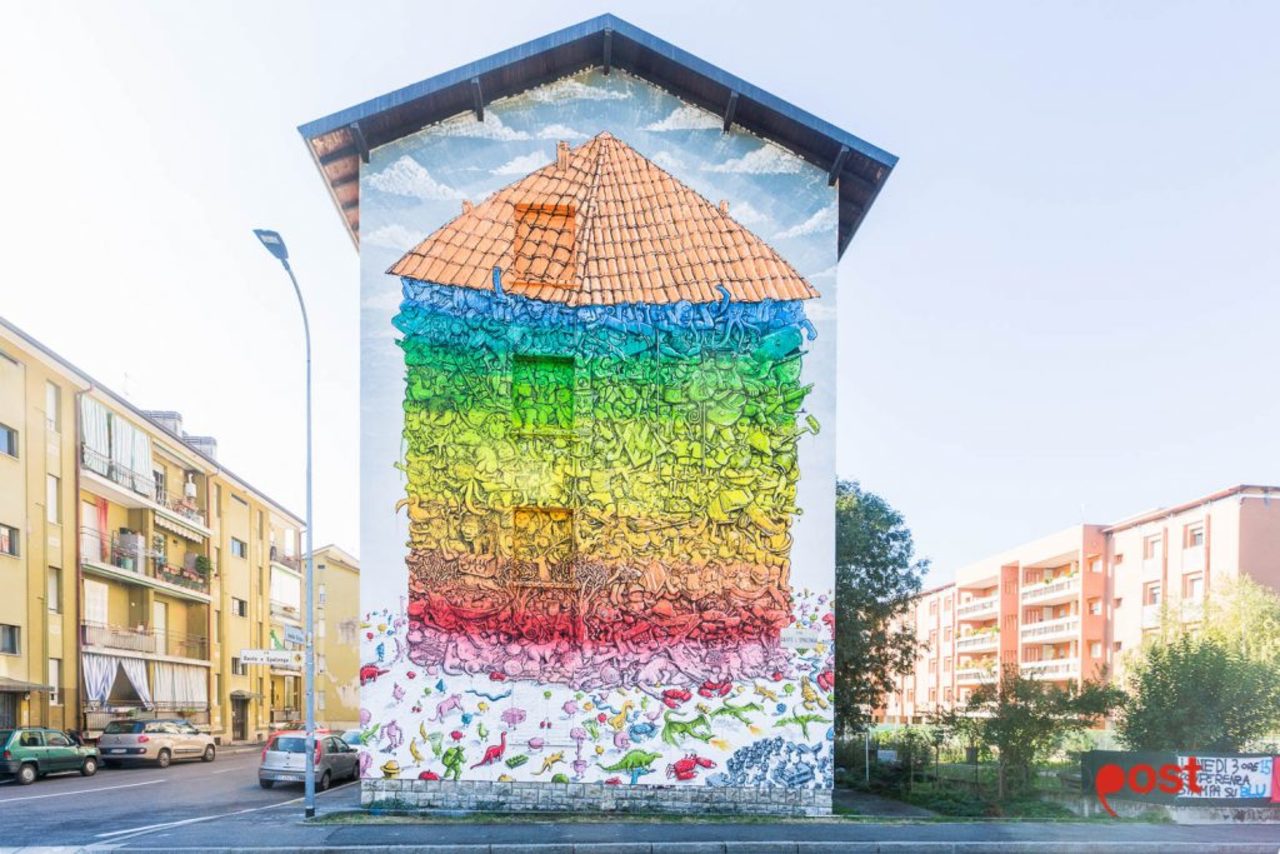 “A House For Everyone” by Blu in Bergamo, Italy #streetart https://streetartnews.net/2016/10/a-house-for-everyone-by-blu-in-bergamo-italy.html https://t.co/77YRZ4GuEl