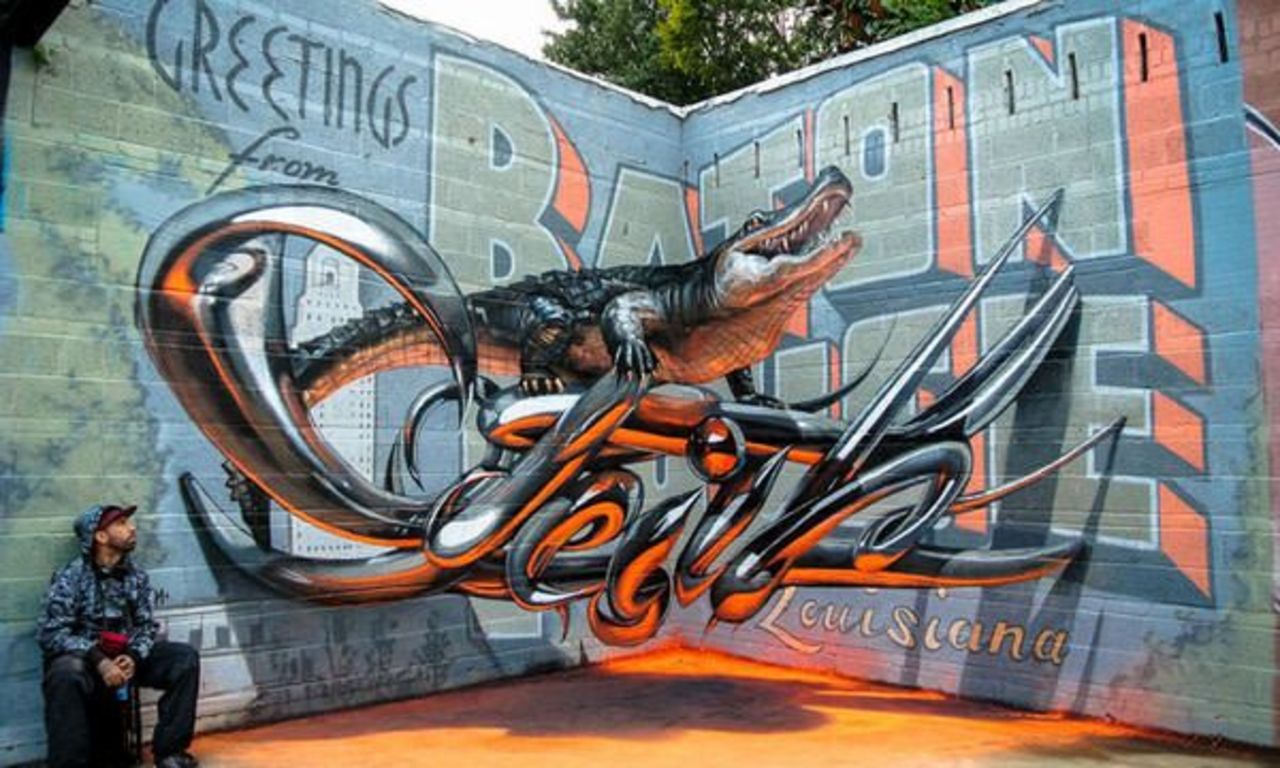 Portuguese Street Artist Creates Stunning 3D Graffiti http://buff.ly/2gj7YST #streetart #mural #graffiti #art https://t.co/yu84LJ6OTQ