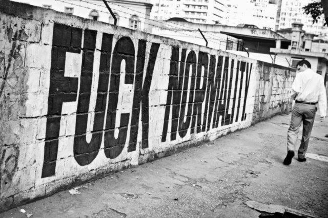F*ck Normality... Be yourself! - #Creative #StreetArt#art #urbanArt #quote #rebel #wild… http://beartistbeart.com/2016/11/27/fck-normality-be-yourself-creative-streetart https://t.co/IzPRutRYkE