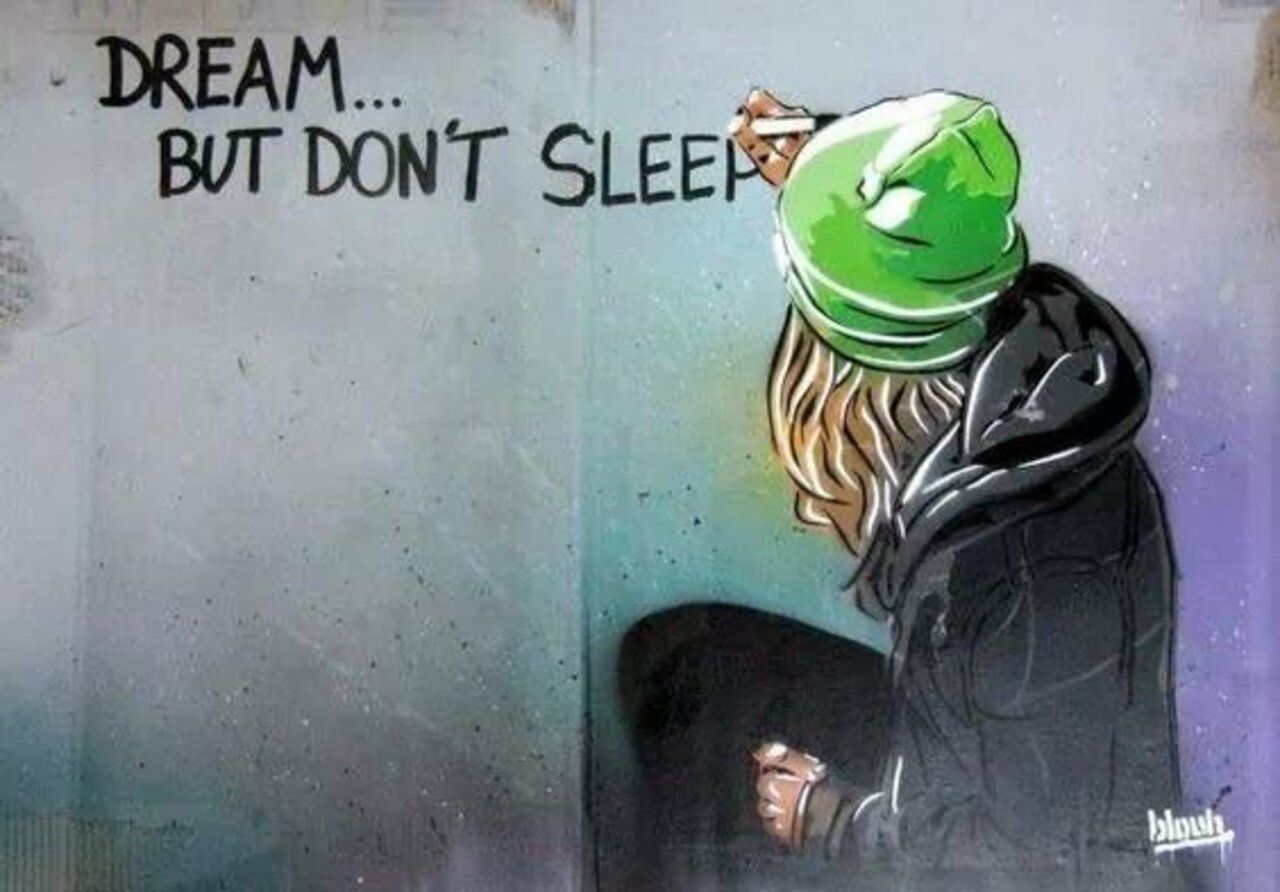 #Dream… but don’t #sleep – #Inspirational #Creative #Streetart http://beartistbeart.com/2017/01/02/dream-but-dont-sleep-inspirational-creative-streetart https://t.co/IUPwxatzcy