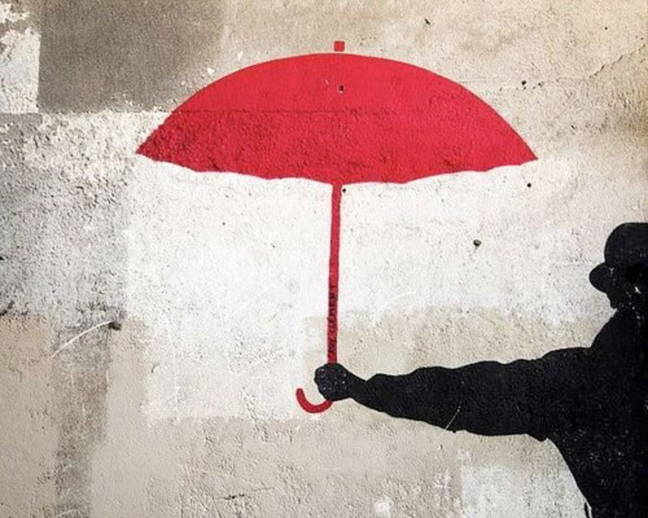 Mr. Umbrella – #Minimalism #StreetArt – Be ▲rtist – Be ▲rt Magazine http://crwd.fr/2izmtVv https://t.co/hQF7K0R03e