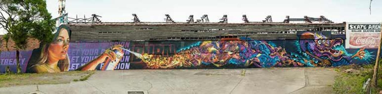 #Mural by Drapl and Treazytreaz #Brisbane #Australia #art #streetart #graffiti https://t.co/uJ1DgDXcRT