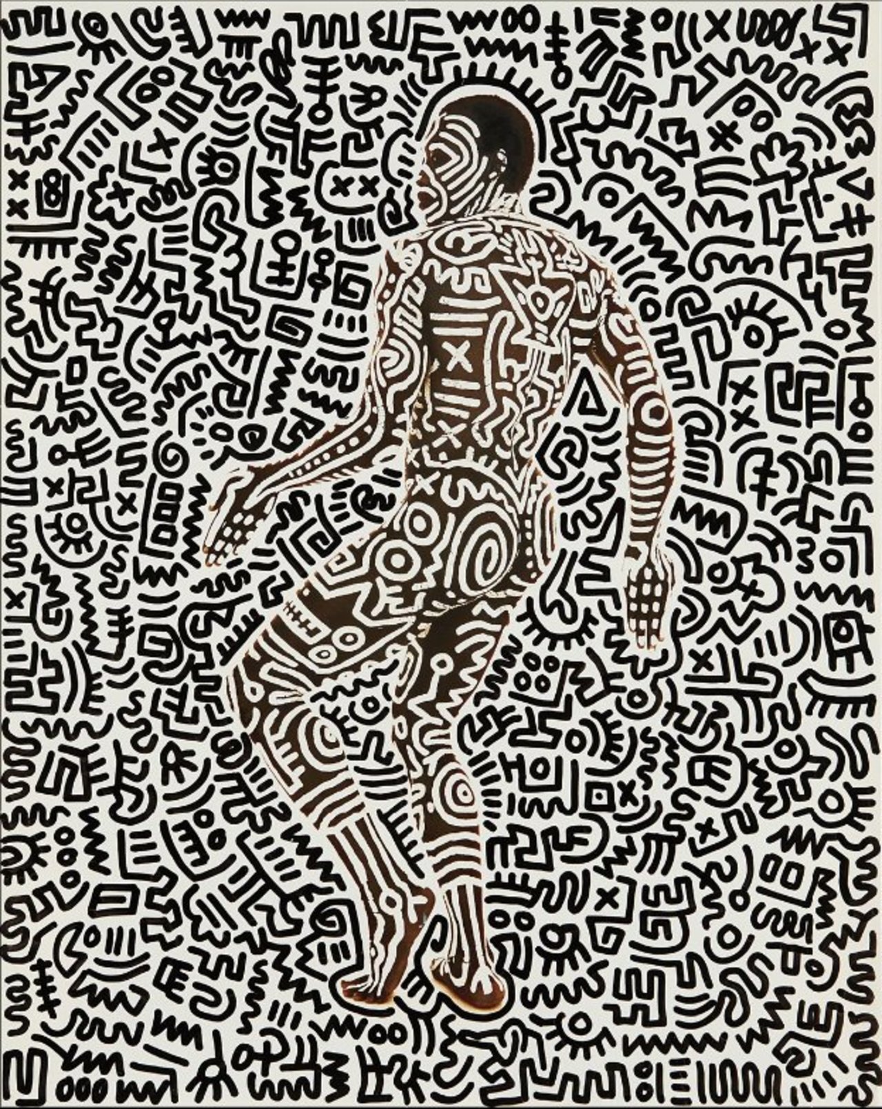 RT @Mr_Mustard: Keith Haring - 'Untitled (Bill T. Jones)' 1984 https://t.co/n3C8FQePZC rt @MenschOhneMusil @BertassoClaudio