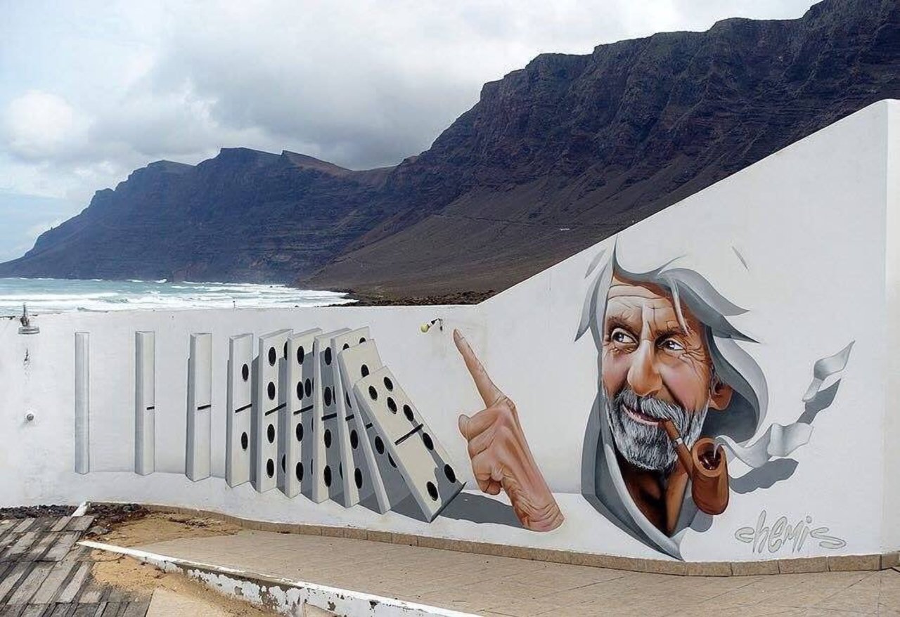 #mural by ChemiS #Lanzarote, #CanaryIslands #streetart #art #graffiti https://t.co/dBqhpMpPi8