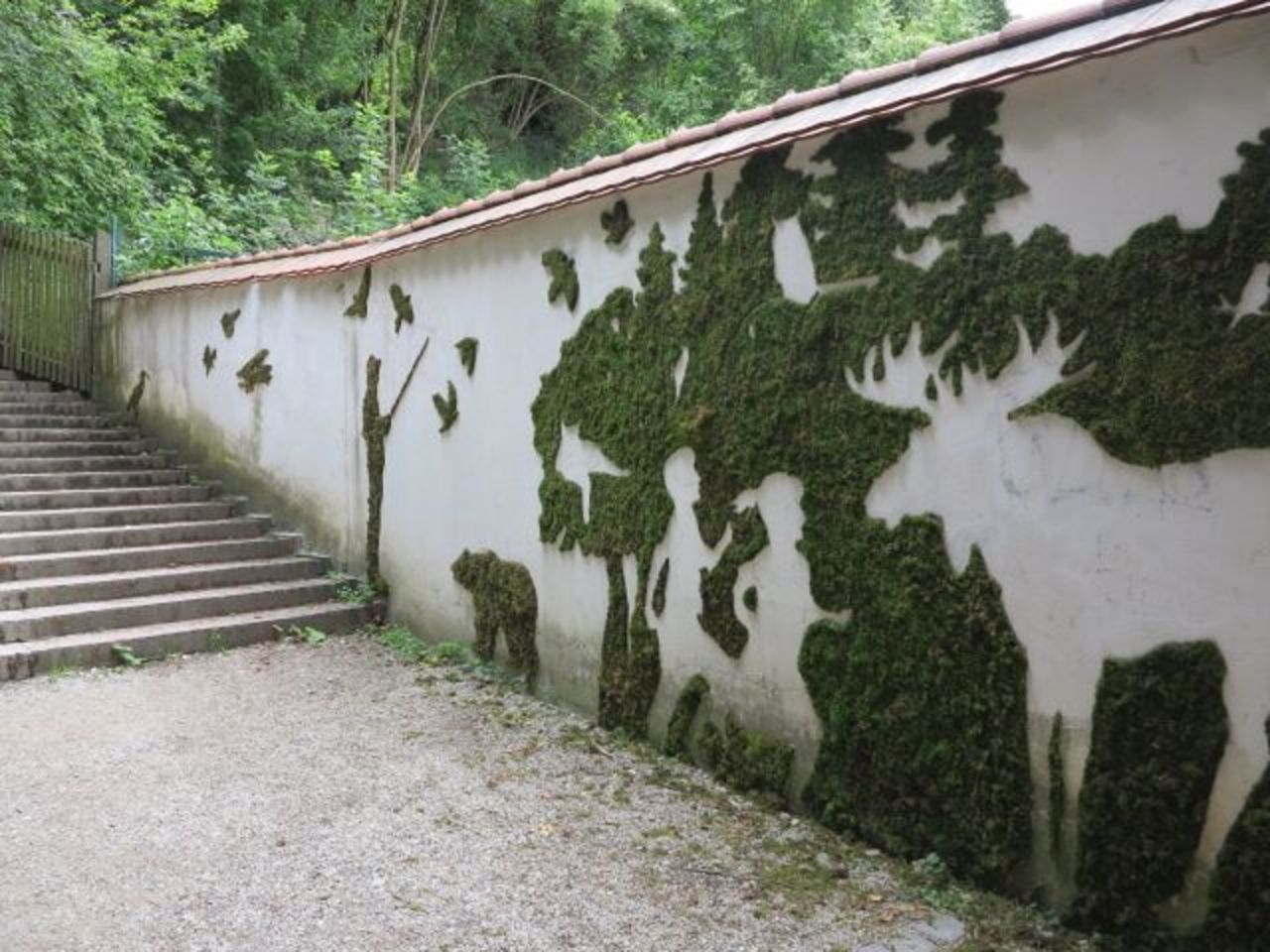 Love this #moss #graffiti by Carly Schmitt #MossyMondays #Art #Nature https://t.co/VZbJLKMgPy