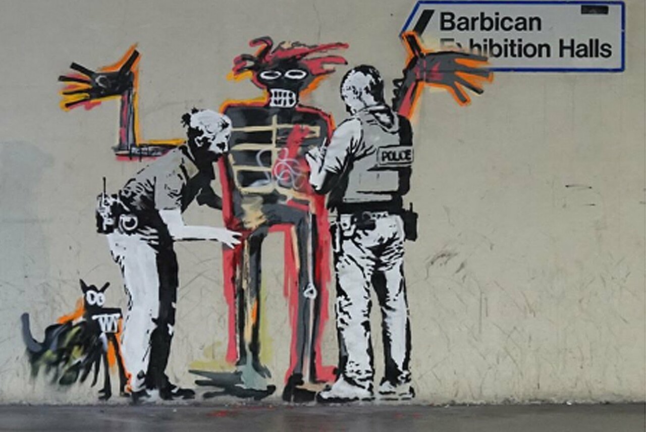 "(Unofficial) Collaboration with Basquiat"New Banksy artworks in central #London#streetart #urbanart #graffiti https://t.co/KodQgmCRtz