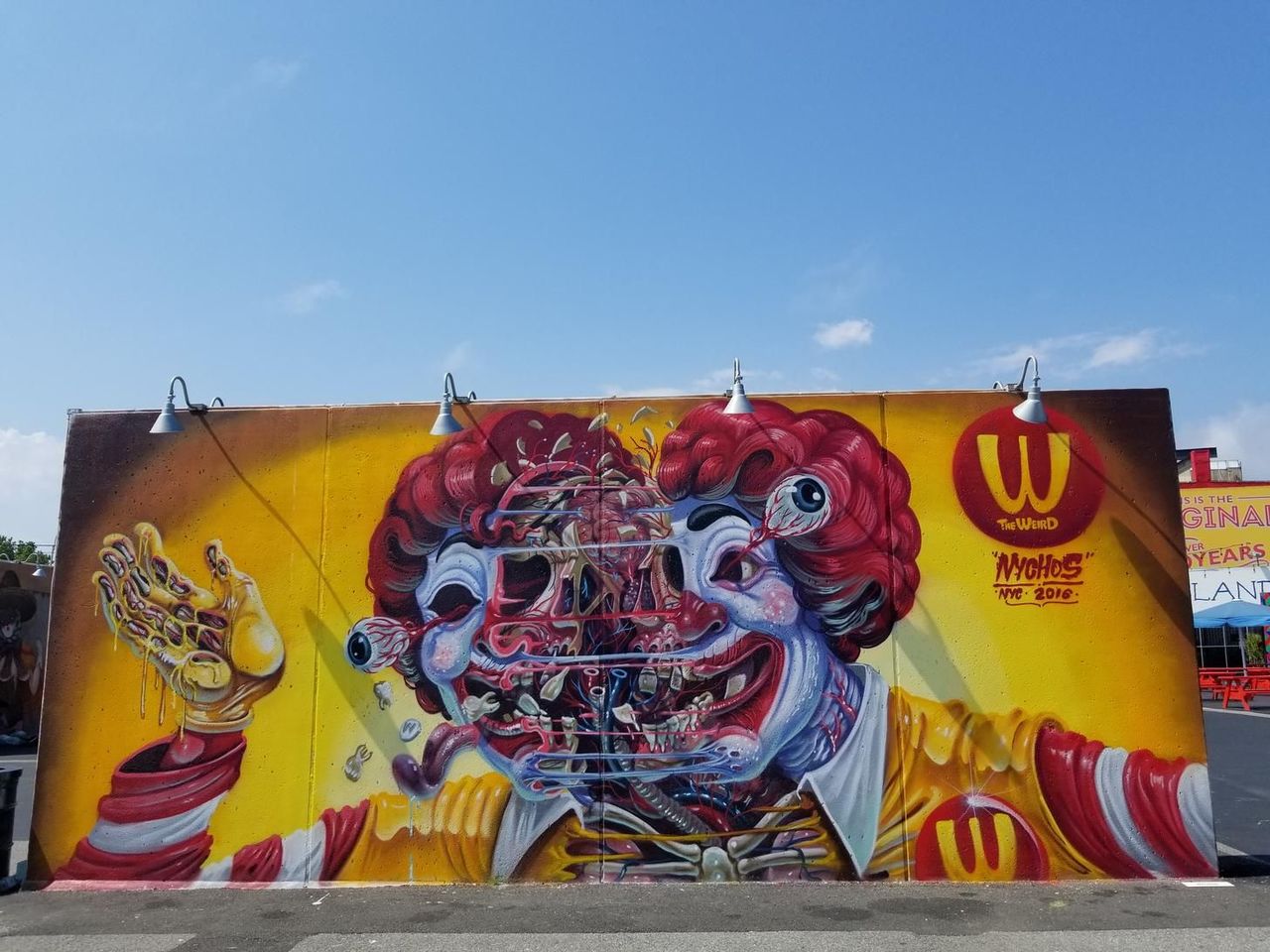 Nychos  Coney Island, NYC#streetart #mural #graffiti #art https://t.co/WwyNWWwmCw
