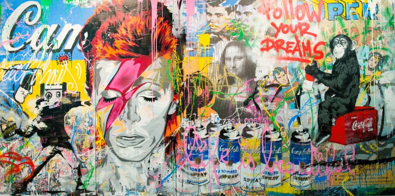Follow Your DreamsMr. Brainwash#painting #mural #graffiti https://t.co/TEg4Pb701N