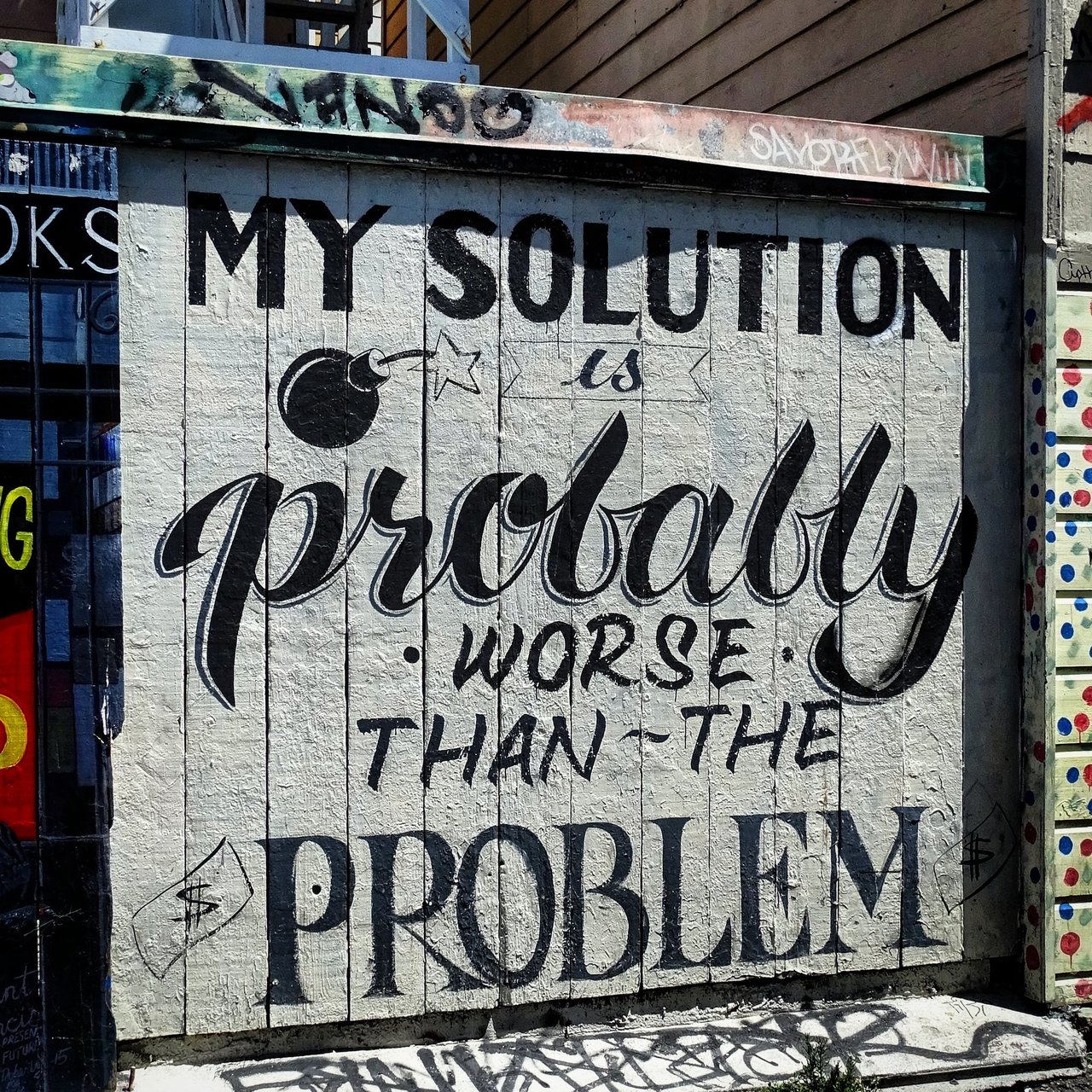 Refreshing Honesty ( San Francisco)#art #streetart #graffiti #cali #california #problem #solution https://t.co/aeyfYGT8pE