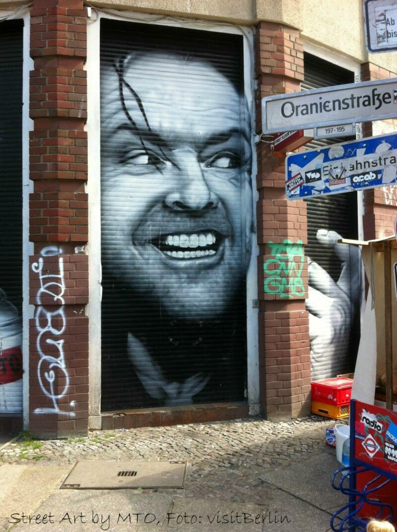 #StreetArt by MTO in Berlin-Kreuzberg #JackNicholson #art http://t.co/cvtIxk2x2v