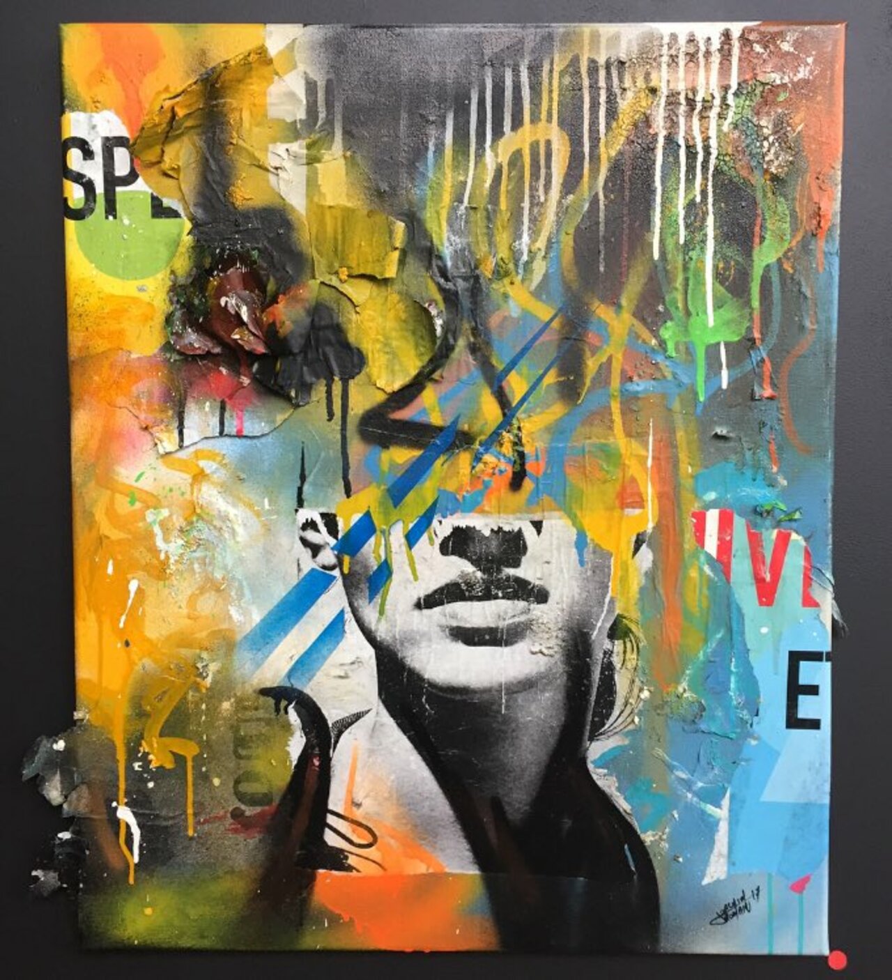 By @joachimromain75 #joachimromain at @GalerieArtCraft #streetart #graffiti #spray #instagraff #urbanart #cut #paste #collage #nirindastreet #galerieartandcraft #paris https://t.co/3hZFdR2swH