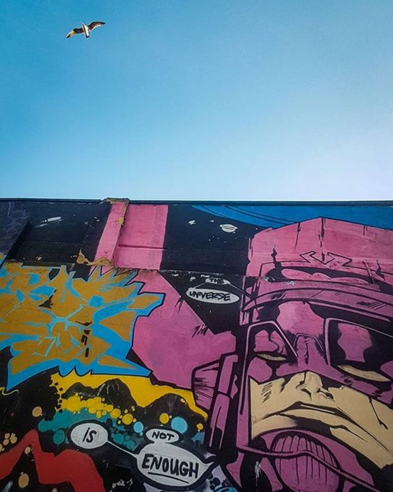 Galactus Mural- IDK the Artist #streetart #art #graffiti #mural https://t.co/wuol45ANpR