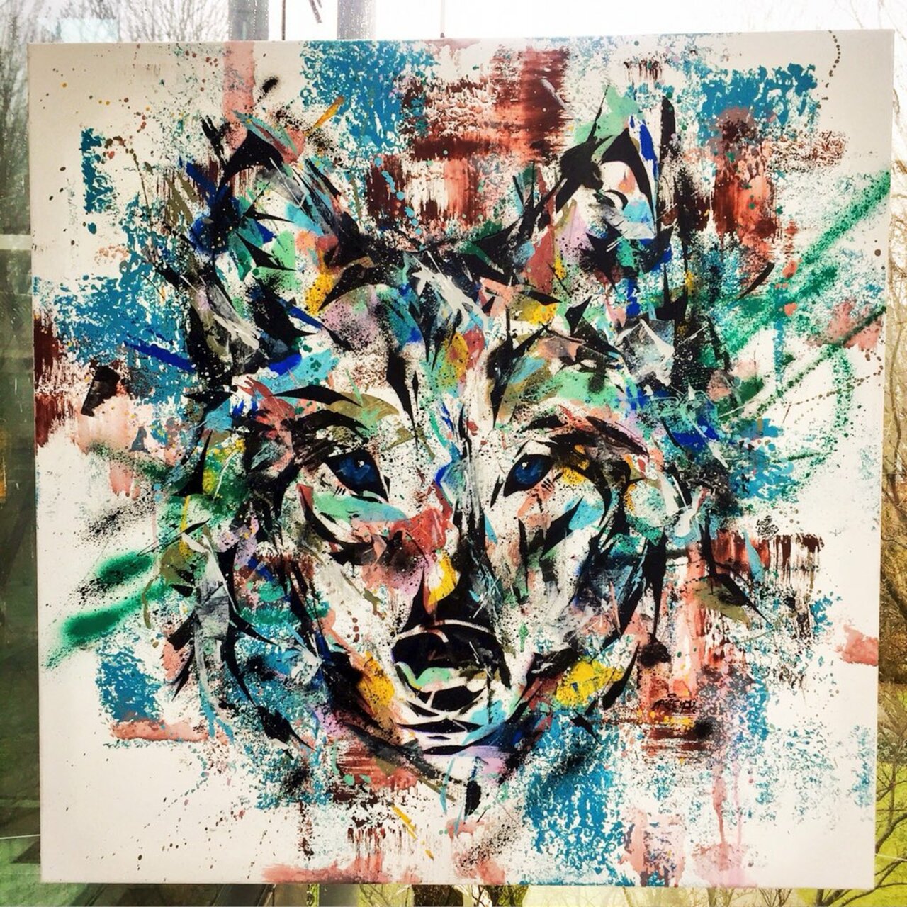 Wolf by #riseup #pochoir #stencil #stencilart #streetart #graffiti #spray #bombing #sprayart #urbanart #nirindastreet https://t.co/LtVreg57ZD