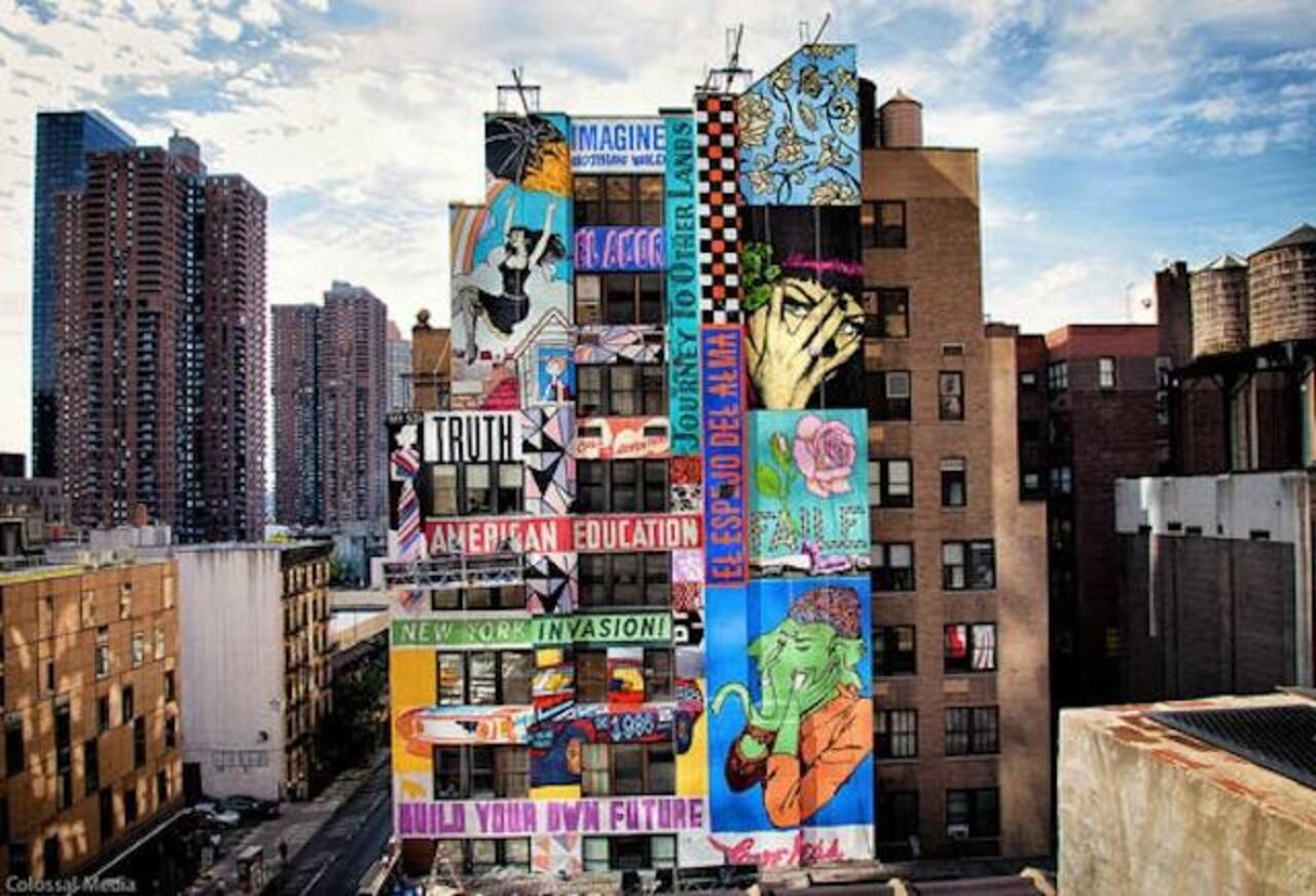 “@Pitchuskita: Mural by Faile in New York 
#streetart #art #urbanart #graffiti #murals http://t.co/QdrJdrbJ84”