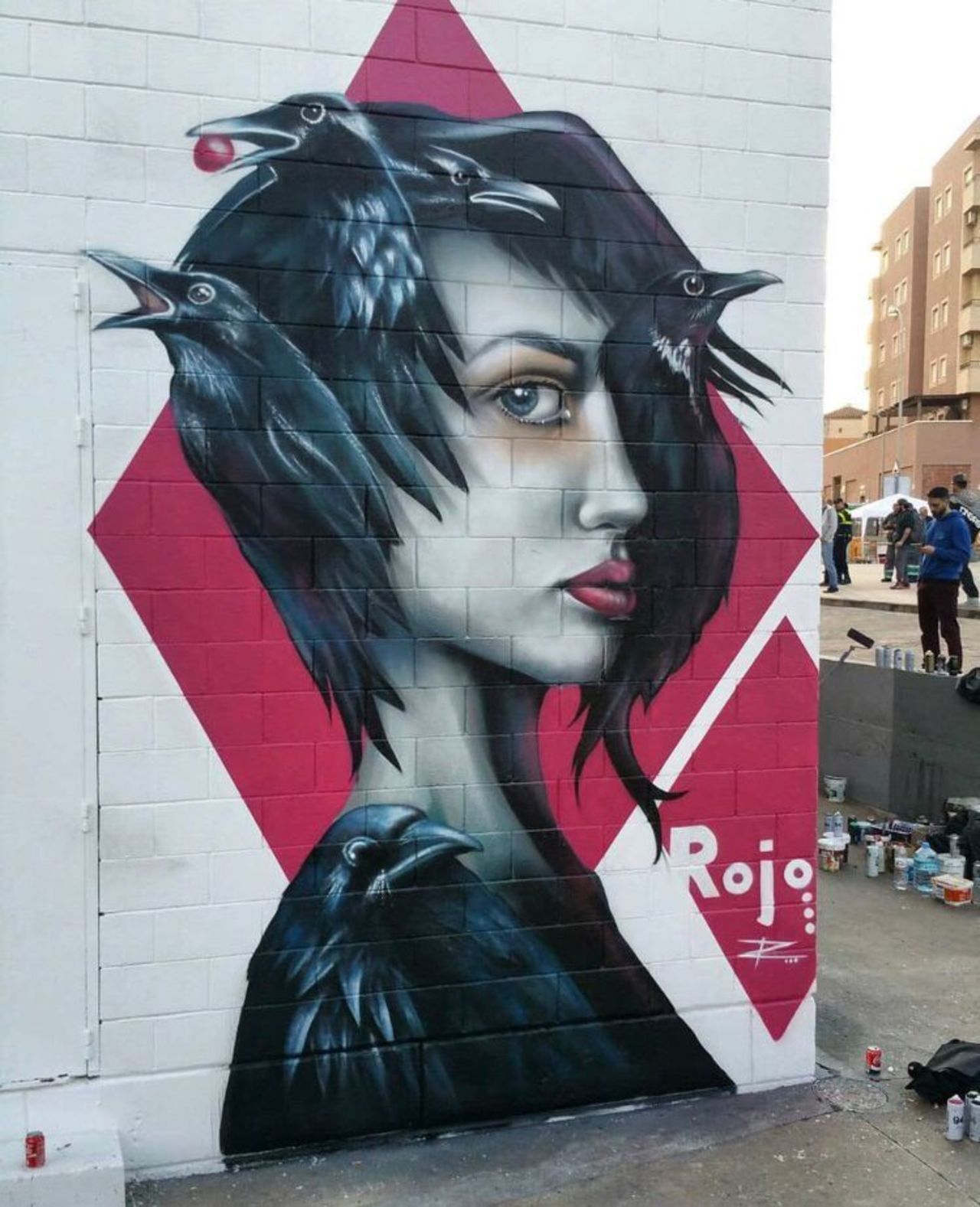 New work by Rojo #streetart #mural #graffiti #art https://t.co/B8ShxTDuWQ
