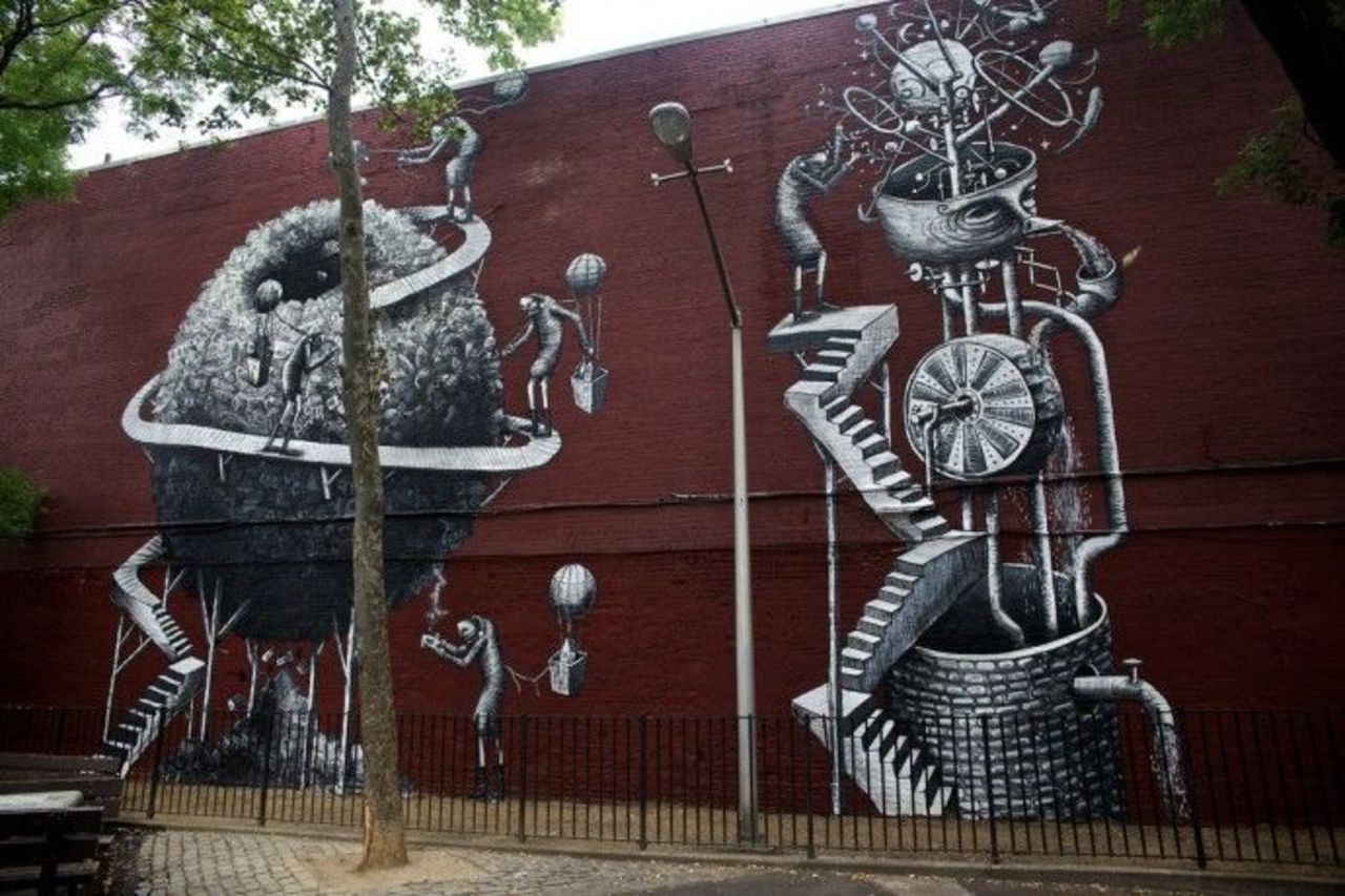 Phlegm – Manhattan, New York #streetart #art #graffiti #mural https://t.co/AyMyz862F4