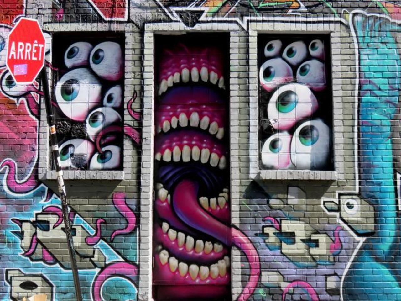 Monster House in Montreal #streetart #graffiti #montreal #art #funky #dope . : http://t.co/OgZstgVk2X