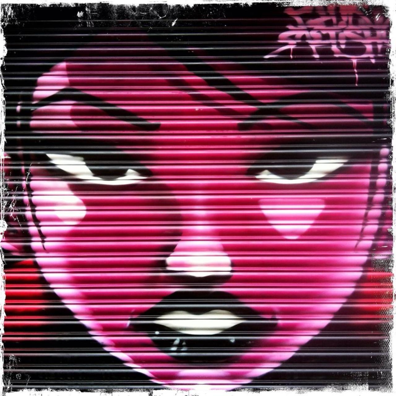 Lovely shutter work in @redchurchstreet #art #streetart #graffiti http://t.co/IrrvBEKZFs
