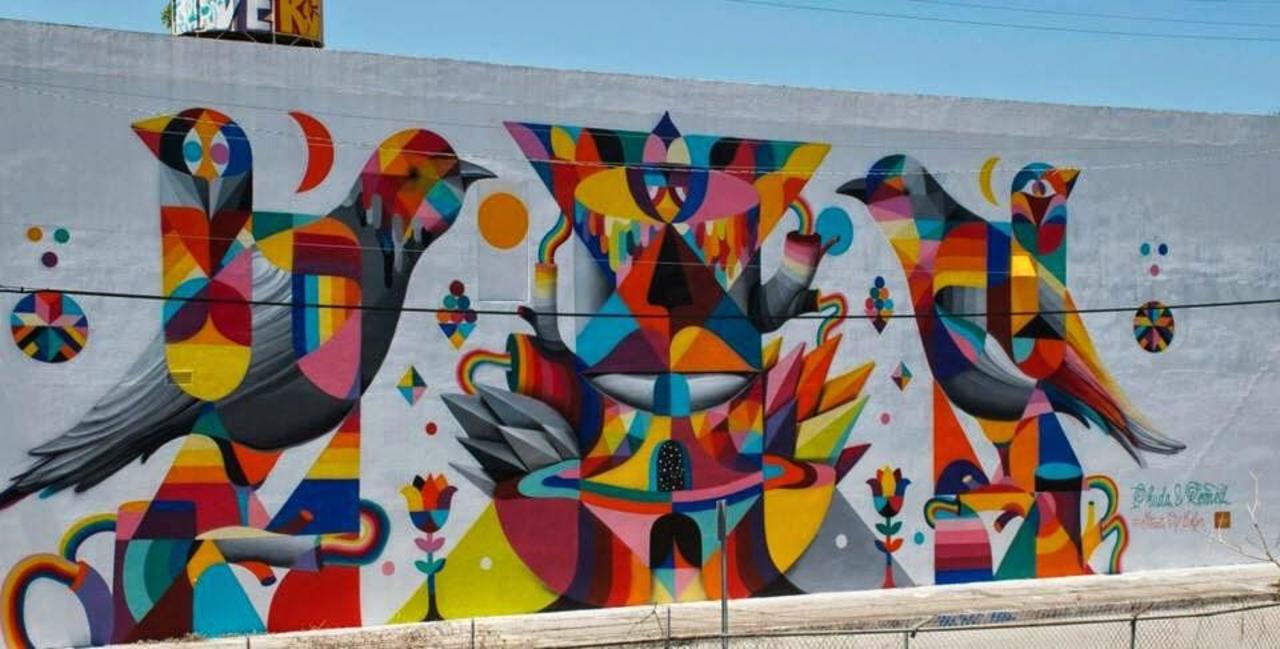"@Pitchuskita: Remed x Okuda
Wynwood, Miami
#streetart #art #mural #graffiti http://t.co/HjEr9vuY9D"