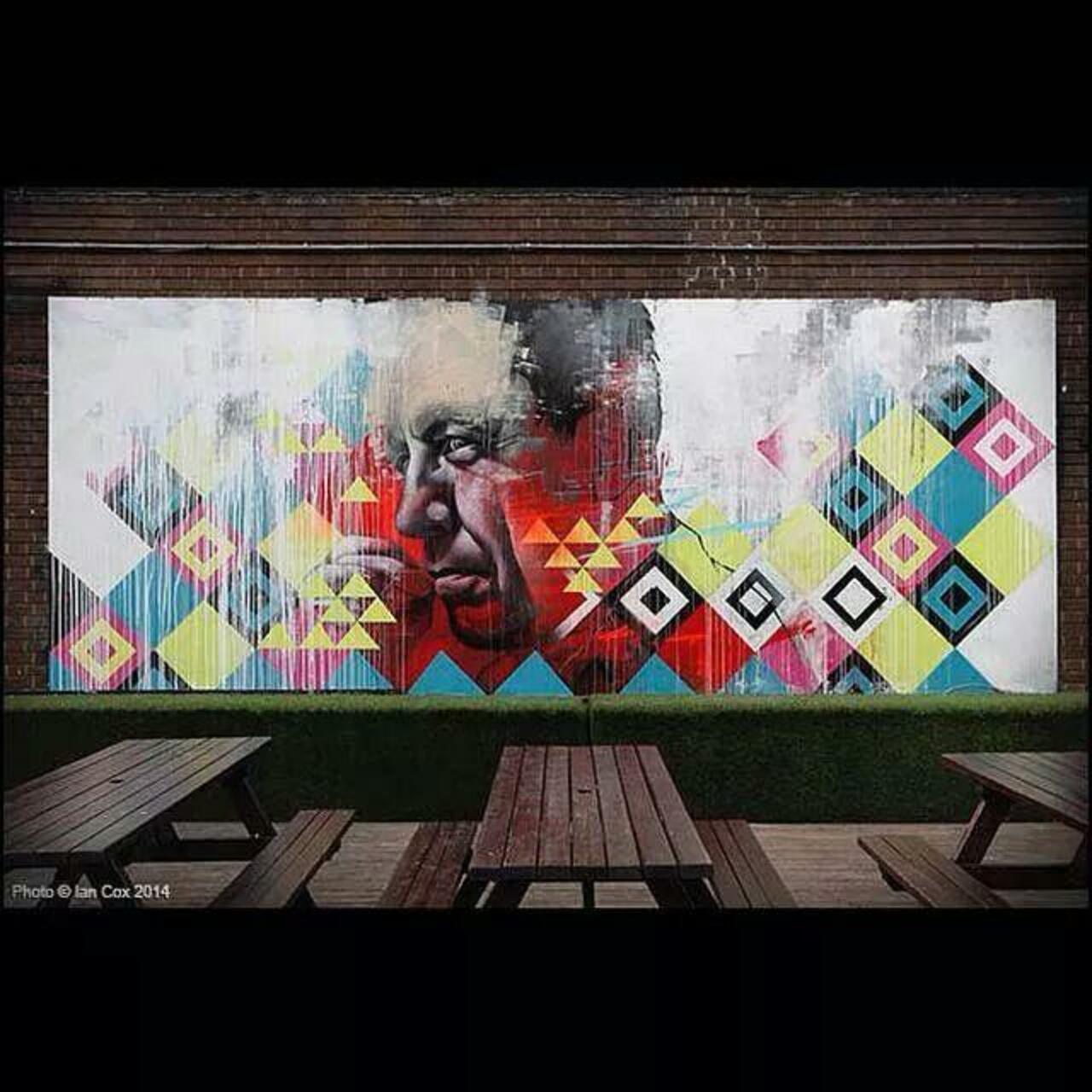 By Ben Slow & Carl Cashman #graffiti #urbanart #streetart #spraypaint #stencil #art #mural http://t.co/LAJDpgz5VJ